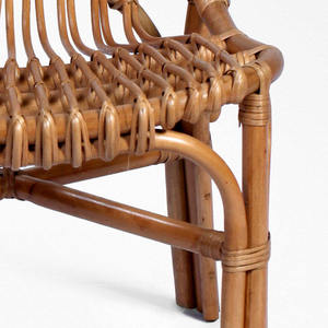 Chaise de salle à manger en rotin naturel, style moderne, mobilier pour la maison, pour le salon et l'extérieur - Product Image 4