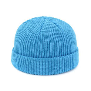 หมวกทรง Beanie maglia da Donna Uomo <span class=keywords><strong>Miki</strong></span> ลายคลื่นใน maglia trawler Beanie หมวกสีทึบของผู้ชาย - Product Image 5