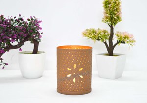 Porte-bougie votif en métal chaud pour mariage et décoration intérieure, bougie votive fantaisie de qualité supérieure, décoration intérieure pour Diwali et Noël - Product Image 2