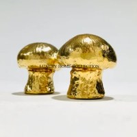 Ensemble de salière et de poivrière en métal au look tendance en forme de champignon en aluminium de haute qualité pour une mise à niveau sophistiquée de la cuisine