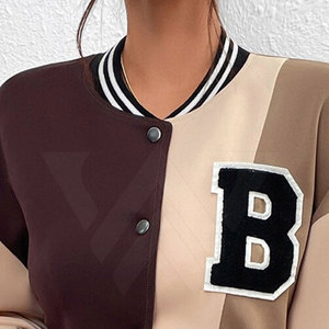 Nouvelle veste Letterman pour femmes Veste Letterman de haute qualité quantité minimale de commande basse Veste Letterman pour femmes - Product Image 4