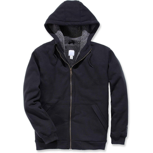 Sweat à capuche zippé personnalisé de haute qualité pour homme, style streetwear hiver, avec poches, en polaire anti-rétrécissement 360g, teint uni, logo personnalisé - Product Image 2