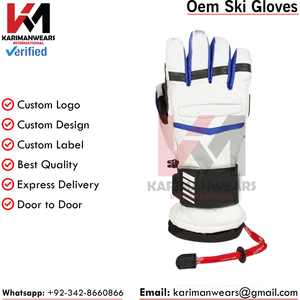 ถุงมือสกีกันน้ำระบายอากาศได้ดี ทนทานต่อสภาพอากาศหนาวจัด สวมใส่สบาย ใช้งานได้หลากหลาย ออกแบบมาสำหรับผู้ชาย ผู้หญิง ผู้ปกครอง และเด็ก - Product Image 3