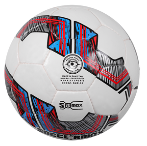 But de ballon de football professionnel avec logo personnalisé de haute qualité, style thermocollé, cousu à la machine, pour l'extérieur - Product Image 2