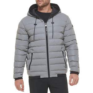 Chaqueta acolchada impermeable de alta calidad personalizada abrigos de burbujas de estilo de invierno informales con cierre de cremallera característica a prueba de viento - Product Image 2