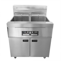 Friteuse à double panier Friteuse commerciale en acier inoxydable de haute qualité à bas prix