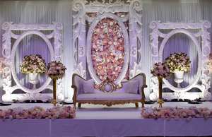 Grande scène Walima de style Bollywood Scène de réception de mariage glamour Canada Mariage canadien luxueux Scène Bollywood - Product Image 5