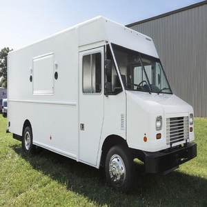 Camion de restauration entièrement équipé, chariot de restauration rapide avec café, crème glacée, hot-dogs, frites, cuisine mobile en fibre de verre - Product Image 4