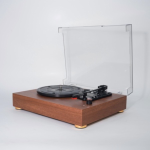 Tourne-disque <span class=keywords><strong>vinyle</strong></span> classique rétro avec port sans fil Type C <span class=keywords><strong>pour</strong></span> salon - Product Image 1