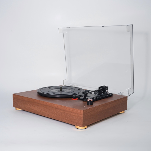 Vintage Retro Vinyl Record Player 3 Speed Turntable  AUX RCA for Living Room Gift