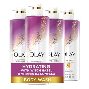 Olay Gel de Ducha Hidratante con Hamamelis y Vitamina B3 para Mujer, 20 fl oz, Paquete de 4 - Product Image 1