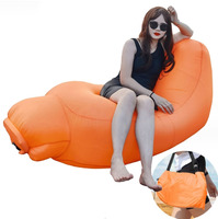 Canapé gonflable portable imperméable en gros pour l'extérieur, pour le camping et la plage, avec sacs de compression