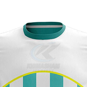 เสื้อฟุตบอลพรีเมียมสั่งทำพิเศษ โลโก้ตามต้องการ ผลิตจากโพลีเอสเตอร์ 100% ระบายอากาศได้ดี แห้งเร็ว แขนสั้น สำหรับผู้ชาย - Product Image 3