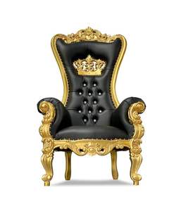 Chaise de luxe en bois élégante offrant une élégance décorative et un confort fonctionnel pour les espaces traditionnels et modernes - Product Image 1