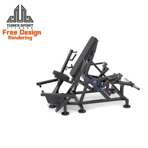 Máquina de fuerza para press de pecho unilateral declinado, equipo de gimnasio con pedal de carga de placas - Product Image 1