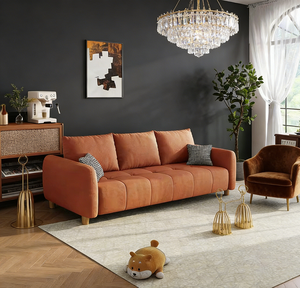 Sofá en Oferta, Tejido Agradable al Tacto, Sofá para Sala de Estar, Múltiples Tamaños Disponibles, Sofá de 3 Plazas, Sala de Estar Grande - Product Image 2
