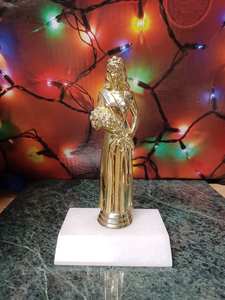 Premio de trofeo de cobre dorado/latón personalizado con inserto personalizado ecológico con grabado para el hogar y el vino - Product Image 2