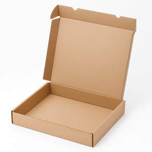 Caja Postal de Papel Kraft Automontable de 43x35x7 cm con Tapa Robusta, Material Reciclado Annima E Flute, Protección UV, para Calcetines - Product Image 1