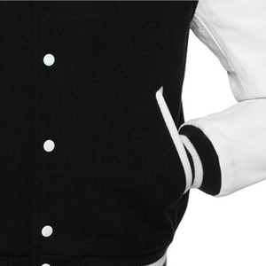 Chaqueta Casual de Invierno para Hombre con Capucha, Cuello Redondo, Diseño Sólido y Logotipo Frontal, Chaqueta de Lona - Product Image 3