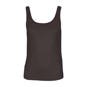 Camisetas sin mangas monocromáticas minimalistas con ajuste elástico suave e ideales para citas de café casuales hechas en Pakistán - Product Image 2