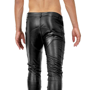 Pantalon de survêtement homme pantalon personnalisé couleur meilleur design tenue décontracté hommes pantalon en cuir meilleur prix de gros Logo personnalisé Service OEM - Product Image 3