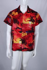 All Over Print Custom Polyester Hawaiian <b>Shirt</b> Summer <b>Resort</b> Casual Color Button Up Aloha <b>Shirt</b> Beach <b>Shirt</b> For Men - Product Image 2