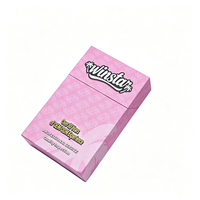 Emballage en gros personnalisé pour sachets de poudre en stick avec boîte de présentation magnétique de luxe en papier, type boîte à cigarettes