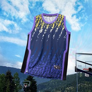 ROCKFIRE Uniforme Deportivo Unisex Lujo Personalizado Nuevo Diseño Baloncesto Jersey Caliente Absorbente Suave Airy Tela Transpirable OEM Niños - Product Image 4
