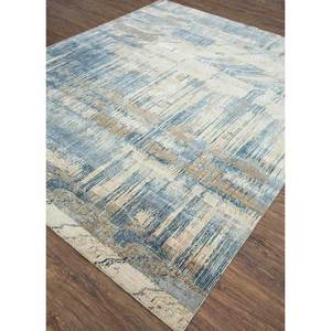 พรมขนสัตว์และไหมไผ่ถักมือสีเบจและสีน้ำตาล รุ่น Unstring Srb(709) สำหรับห้องนั่งเล่นและห้องนอนวัยรุ่น ลายแบบนามธรรม - Product Image 2