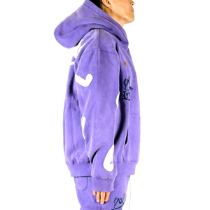 Logo personnalisé basique épais en coton, coton mélangé imprimé lourd surdimensionné 2025 sweats à capuche imprimés personnalisés sweats à capuche pour hommes - Product Image 5