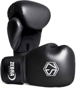 Vente chaude Prix d'usine Gants de boxe MMA professionnels Logo personnalisé Gants d'entraînement Cuir PU Évacuation de l'humidité Fermeture à boucle et crochet - Product Image 5
