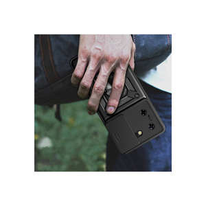 Funda de Silicona Azul Netzy para Tecno Pova 5, Antigolpes, con Soporte Magnético y Protección Deslizante para la Cámara - Product Image 3