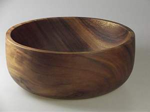 ชามไม้ที่มีการออกแบบที่สวยงามสำหรับห้องครัวสำหรับสลัดในราคาที่ต่ำมากโดยงานฝีมือ HF - Product Image 6