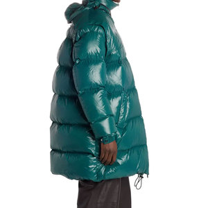 Veste longue bouffante OEM pour hommes Logo personnalisable Vêtements d'extérieur d'hiver pour les marques Veste bouffante longue pour hommes - Product Image 4