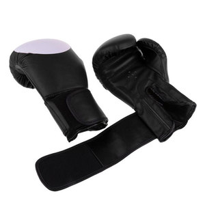 Vente en gros de trous respirants personnalisés pour adulte unisexe Gants de boxe noirs de combat d'entraînement - Product Image 6