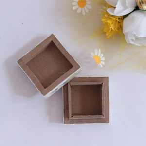 Handmade sang trọng mẹ của Ngọc Trai Inlay đồng xu hộp RF thủ công mỹ nghệ Acrylic đồ trang sức hộp quà tặng cho đồng xu vàng lưu trữ gifting hình dạng hình bầu dục - Product Image 6