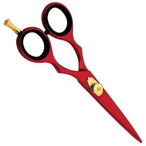 Tijeras de corte de pelo de barberos de primera calidad, tornillo ajustable de acero inoxidable, tijeras de peluquería - Product Image 6