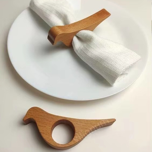 Anneau de serviette en bois de qualité supérieure pour la décoration de table de luxe, collection avec bois durable et poli - Product Image 1