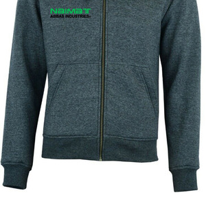 Sudadera con capucha y cremallera completa de fibra densa para hombre, para correr al aire libre, entrenamiento, ejercicio, ropa deportiva. - Product Image 4