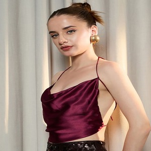 เดรสริบบิ้นระบายอากาศได้ดีสำหรับผู้หญิงเสื้อกล้ามคอลูกเรือแบบปรับแต่งได้ใหม่ - Product Image 4