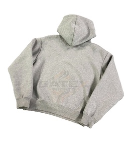 Ensemble de jogging unisexe vintage personnalisé, lavage à l'acide, sweat-shirt à capuche, pantalon de survêtement droit évasé, respirant et léger - Product Image 2