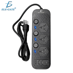 ปลั๊กพ่วงอเนกประสงค์ 3 ช่อง AC 3 ช่อง USB และ 1 ช่อง Type-C สำหรับการชาร์จเร็วและปลอดภัย สายยาว 5 เมตร - Product Image 1