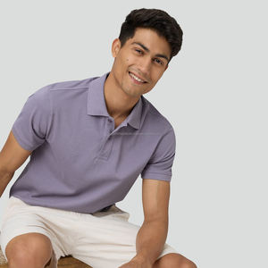 Camiseta Casual de Manga Corta para Hombre Fit2Fight, Estilo Polo con Estampado Único, Cuello Alto, Ajuste Holgado para Deportes y Actividades al Aire Libre - Product Image 5