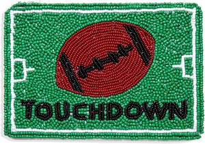 Bleu blanc rouge Design blanc couleur haute qualité Cowboy pochette perlée fabriqué à la main Western Mini porte-monnaie fermeture à glissière toile Ma - Product Image 2