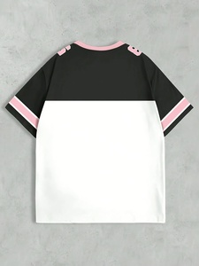 Camiseta pesada de verano de algodón 100% para mujer 280 GSM Ajuste de gran tamaño con hombros caídos transpirable venta al por mayor Stock ropa a granel - Product Image 4