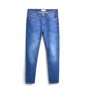 Jeans de Satén Rectos de Corte Regular Personalizados para Hombre, Mezclilla de Alta Calidad con Logotipo Personalizado - Product Image 5