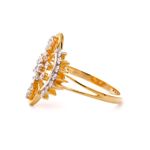 Anillos de Boda Clásicos de Oro con Diamantes para Mujer, Ideales para Compromiso y Regalo - Product Image 6