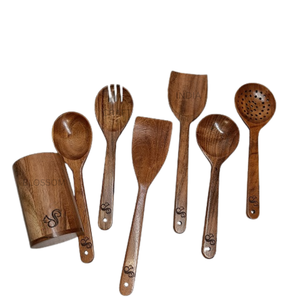 Cuchara de Madera de Primera Calidad, la Más Vendida, No Tóxica, Herramienta de Cocina para el Hogar, Restaurante, Mezclar, Servir, Tareas Diarias - Product Image 1