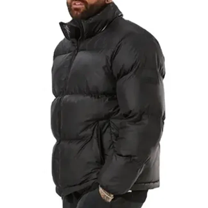 Veste polaire en nylon 100% de haute qualité avec logo personnalisable manteau d'hiver doux et chaud pour hommes grande tailleNouveau design de mode veste d'extérieur - Product Image 2