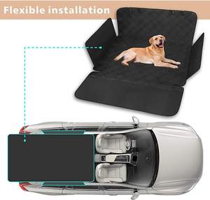 <b>Dog</b> Trunk Cargo Liner Waterproof Pet <b>Car</b> SUV Seat Cover <b>Mat</b> <b>for</b> <b>Dogs</b> Cats Oxford <b>Car</b> Back Seat Cover with Bumper Flap Protector - Product Image 6